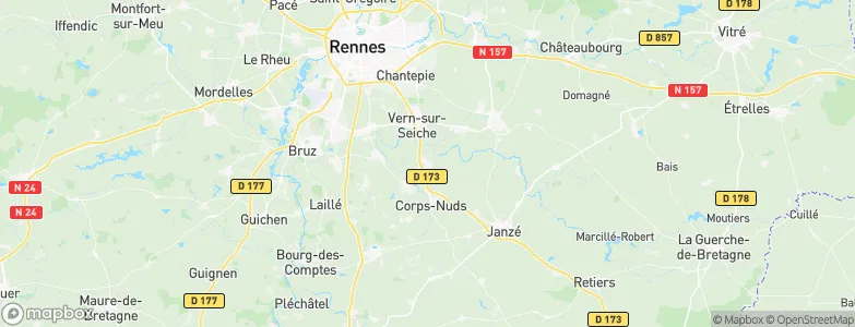 Saint-Armel, France Map