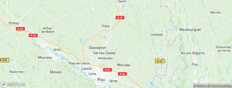 Saint-Armou, France Map