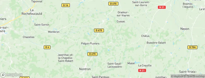 Saint-Barthélemy-de-Bussière, France Map