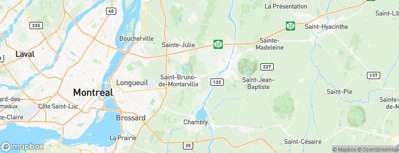 Saint-Basile-le-Grand, Canada Map