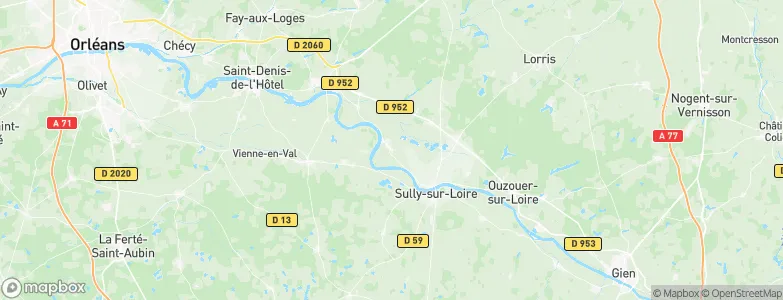 Saint-Benoît-sur-Loire, France Map
