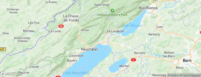 Saint-Blaise, Switzerland Map