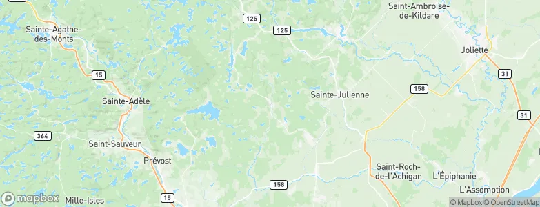 Saint-Calixte, Canada Map