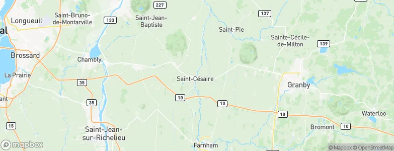 Saint-Césaire, Canada Map