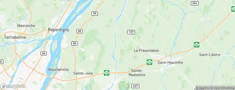 Saint-Charles-sur-Richelieu, Canada Map