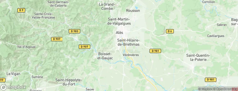 Saint-Christol-lès-Alès, France Map