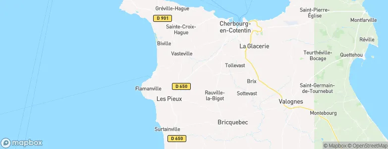 Saint-Christophe-du-Foc, France Map