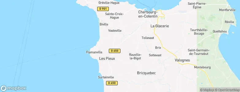 Saint-Christophe-du-Foc, France Map