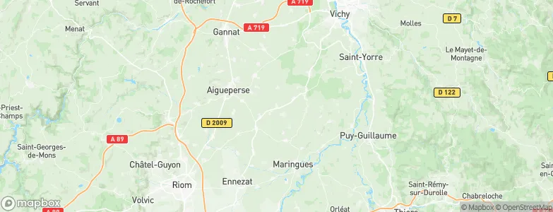 Saint-Clément-de-Régnat, France Map
