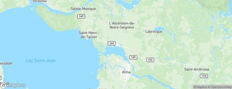 Saint-Coeur-de-Marie, Canada Map