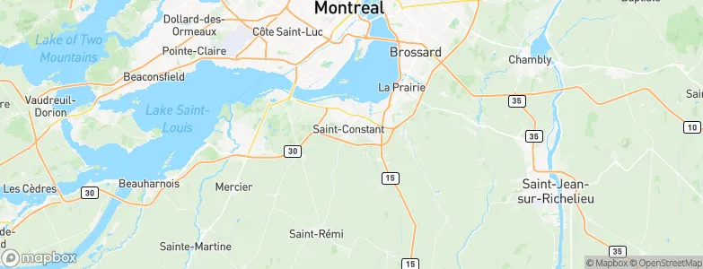 Saint-Constant, Canada Map