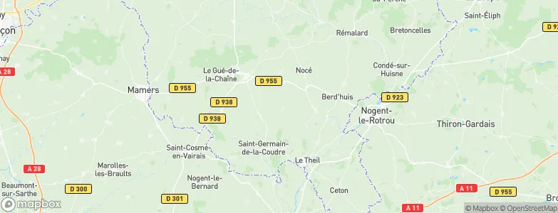 Saint-Cyr-la-Rosière, France Map