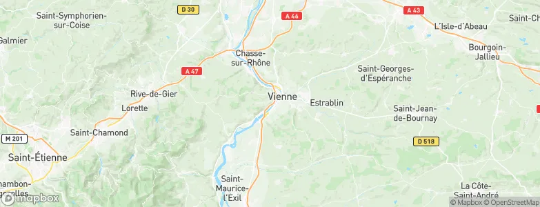 Saint-Cyr-sur-le-Rhône, France Map