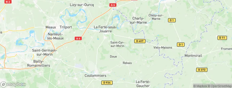 Saint-Cyr-sur-Morin, France Map