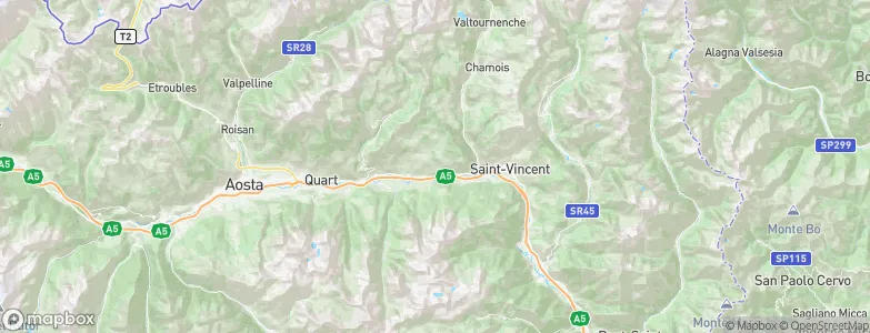Saint-Denis, Italy Map