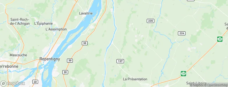 Saint-Denis-sur-Richelieu, Canada Map
