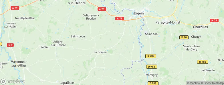 Saint-Didier-en-Donjon, France Map