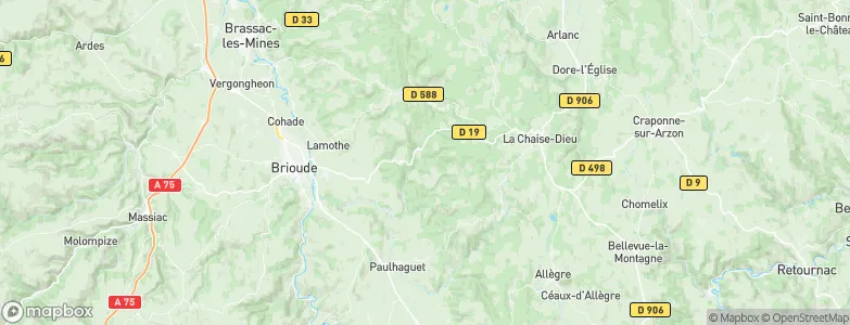 Saint-Didier-sur-Doulon, France Map