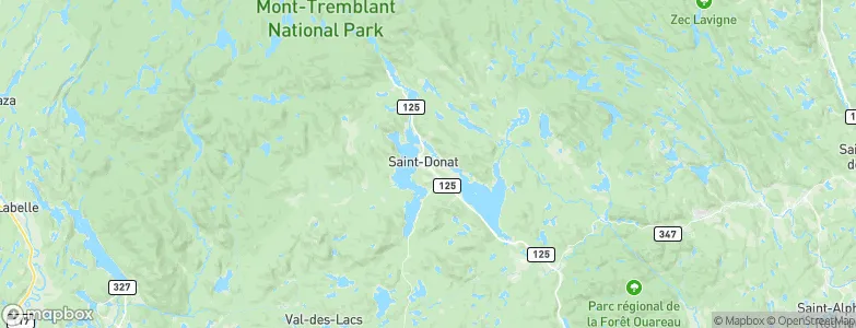 Saint-Donat, Canada Map