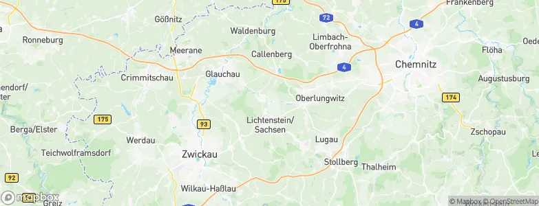 Saint Egidien, Germany Map