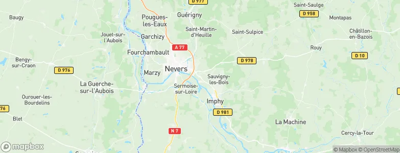 Saint-Éloi, France Map