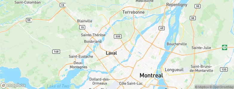 Saint-Elzéar, Canada Map