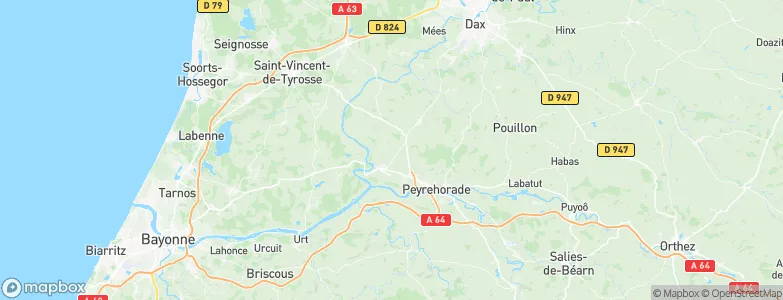 Saint-Étienne-d'Orthe, France Map