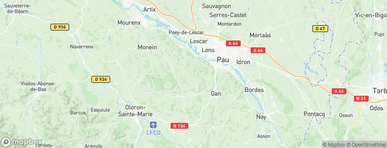 Saint-Faust, France Map