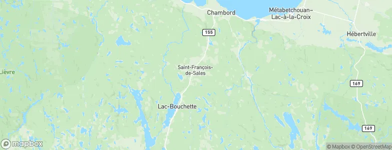 Saint-François-de-Sales, Canada Map