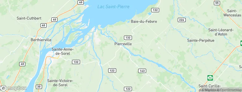 Saint-François-du-Lac, Canada Map
