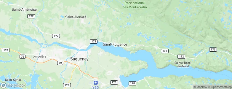 Saint-Fulgence, Canada Map