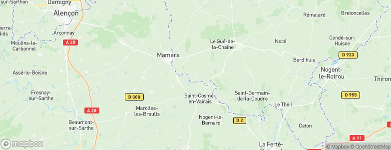 Saint-Fulgent-des-Ormes, France Map
