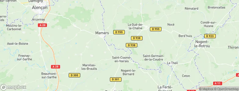 Saint-Fulgent-des-Ormes, France Map