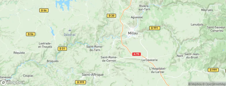 Saint-Georges-de-Luzençon, France Map