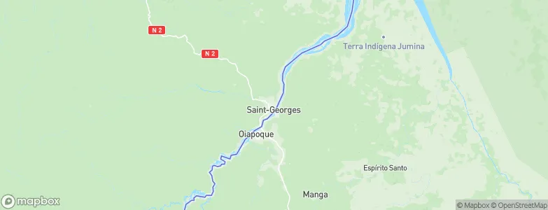 Saint-Georges, French Guiana Map