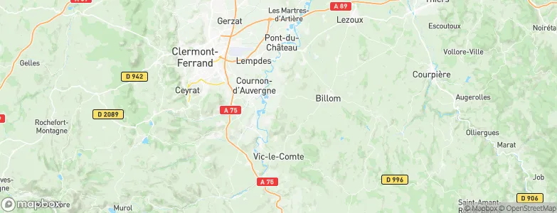 Saint-Georges-sur-Allier, France Map