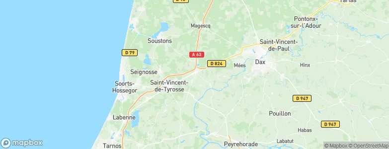 Saint-Geours-de-Maremne, France Map