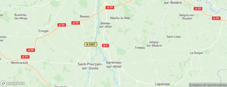 Saint-Gérand-de-Vaux, France Map