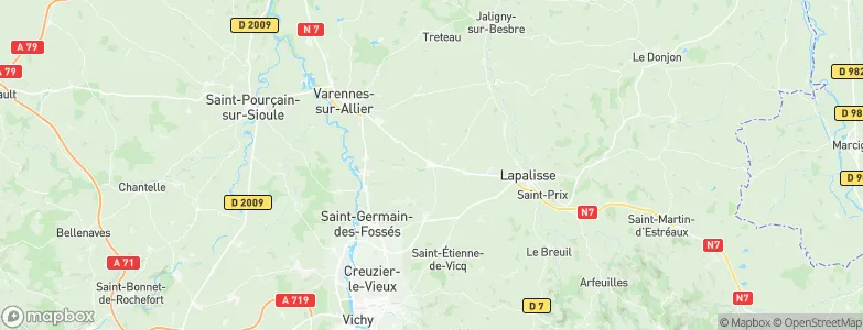 Saint-Gérand-le-Puy, France Map