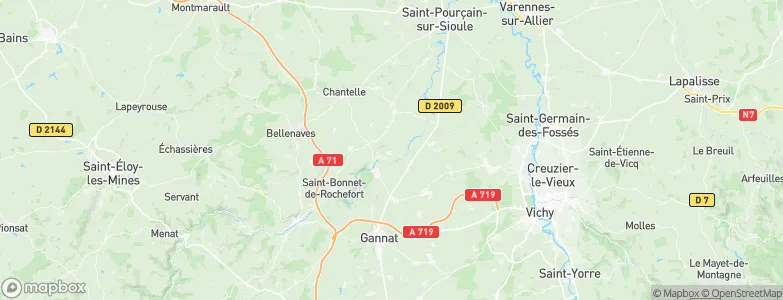 Saint-Germain-de-Salles, France Map