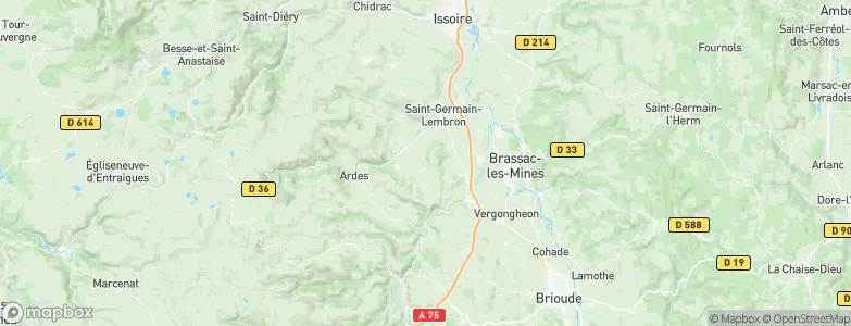 Saint-Gervazy, France Map