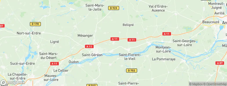 Saint-Herblon, France Map