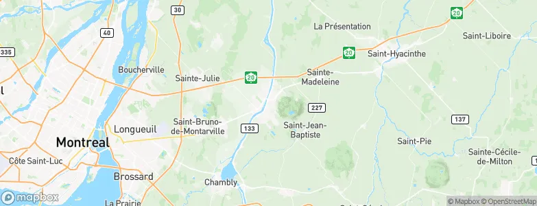 Saint-Hilaire, Canada Map