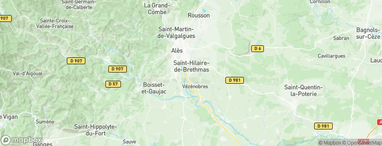 Saint-Hilaire-de-Brethmas, France Map