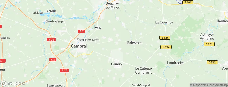 Saint-Hilaire-lez-Cambrai, France Map