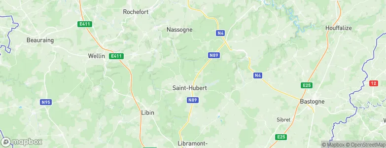 Saint-Hubert, Belgium Map