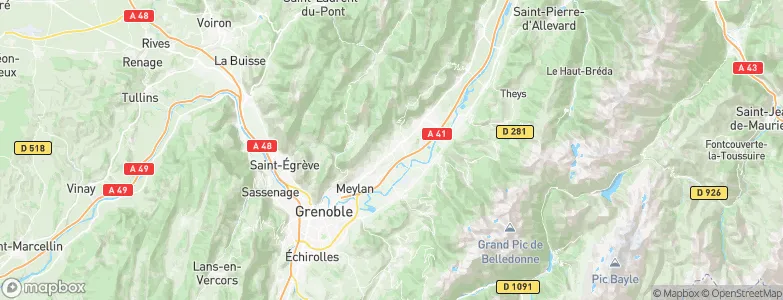 Saint-Ismier, France Map