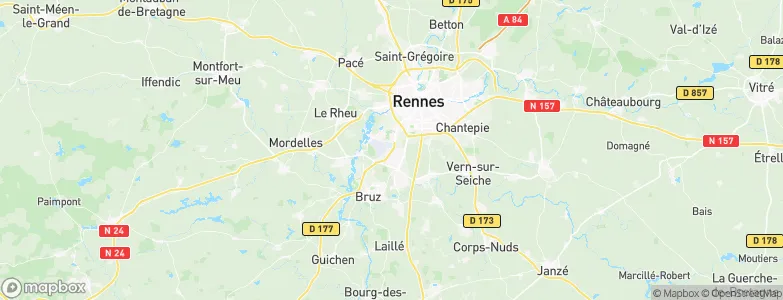 Saint-Jacques-de-la-Lande, France Map