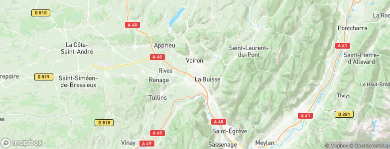 Saint-Jean-de-Moirans, France Map
