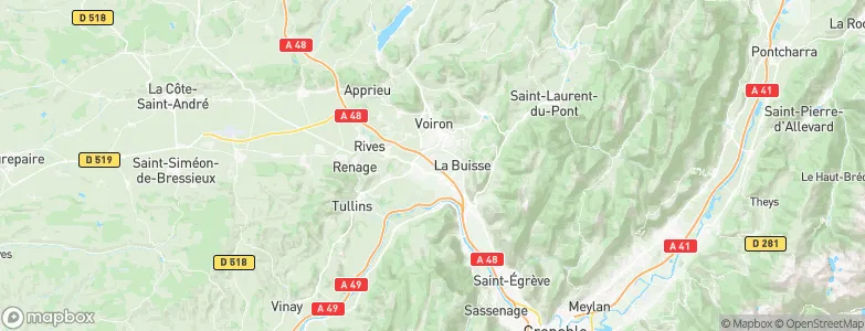 Saint-Jean-de-Moirans, France Map